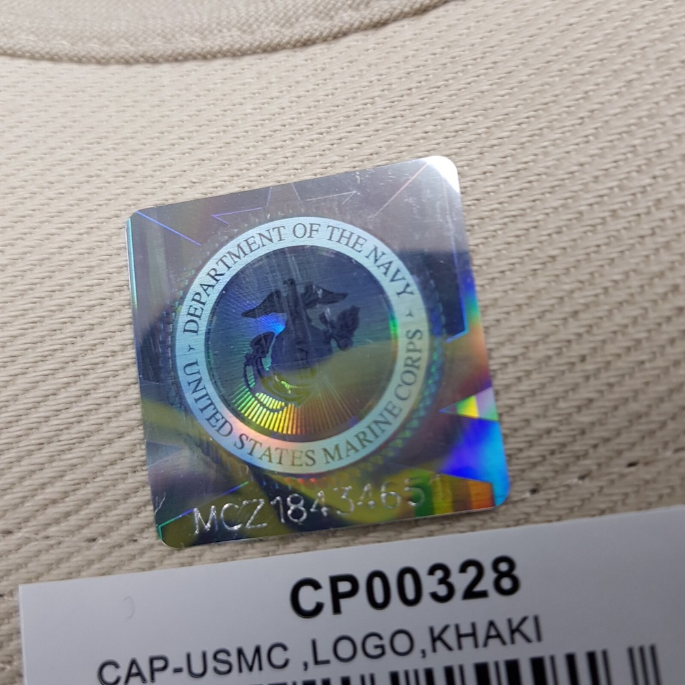 USMC Marine Corps Hat Logo Khaki Cover EGA US Official United States‎ Licensed - Picture 11 of 16